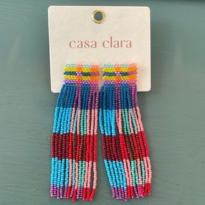Anthropologie Casa Clara Fringe Earrings